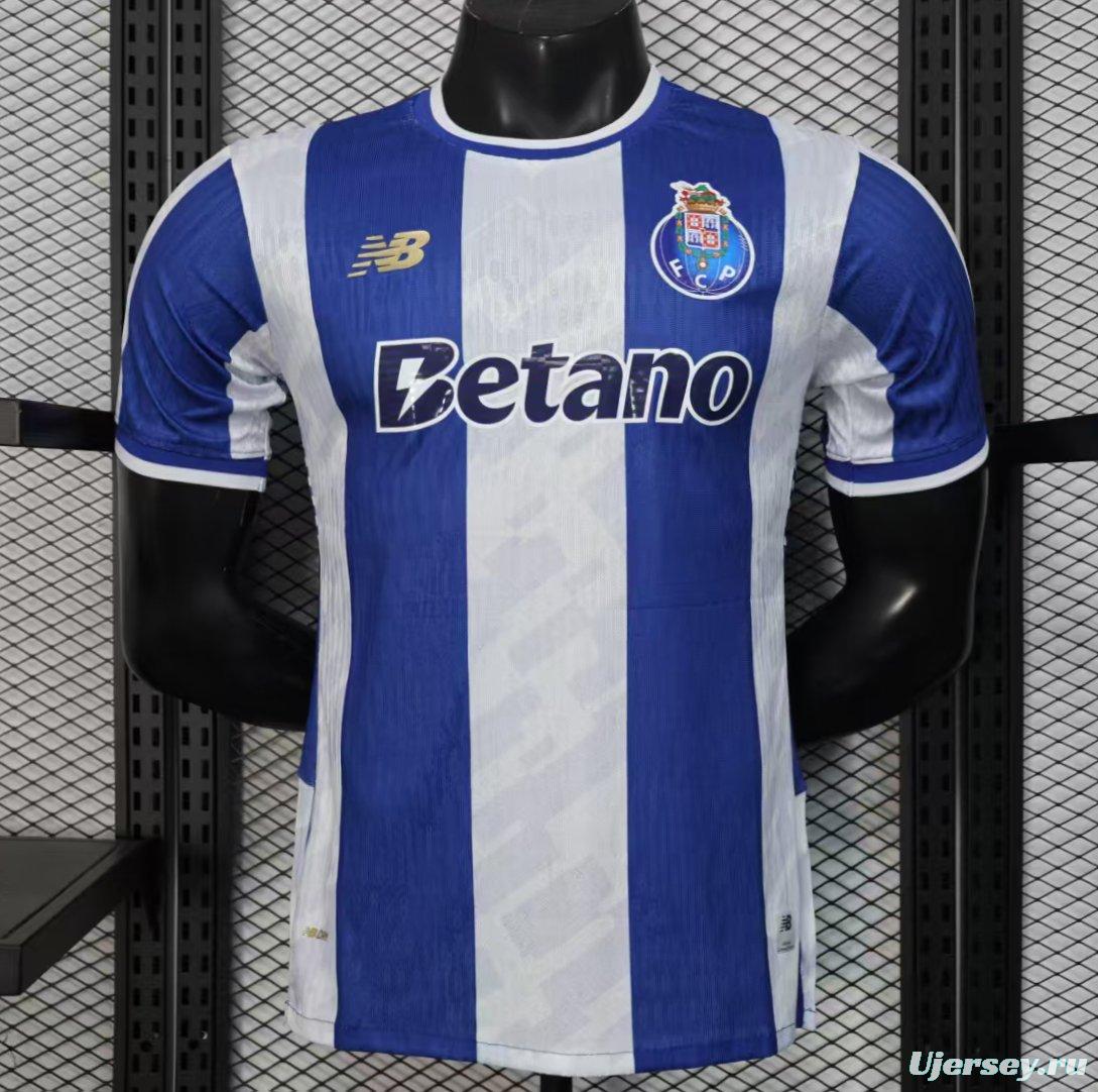 Player Version 25/26 Porto Home Jersey