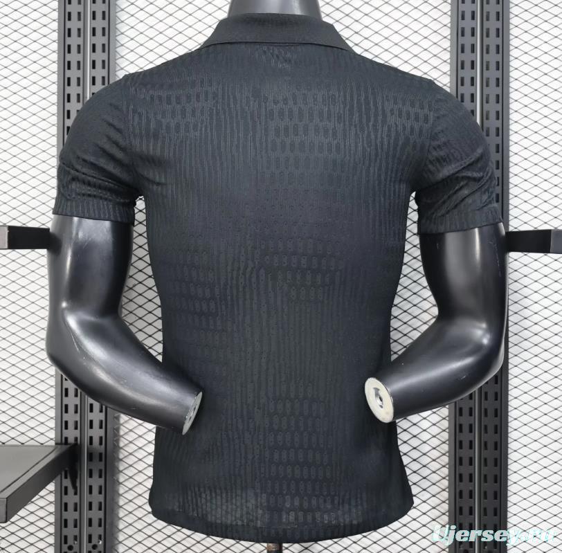 Player Version 25/26 FC Barcelona BLACK Jersey With 304 Sponsor