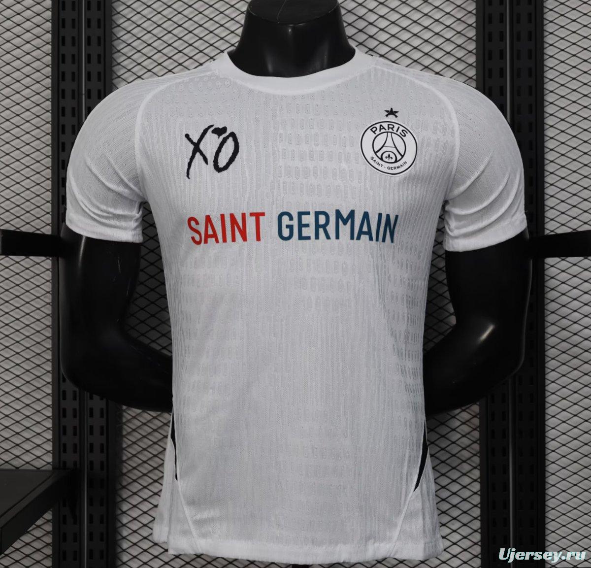 Player Version 25/26 PSG x XO WHITE Pre-Match Jersey