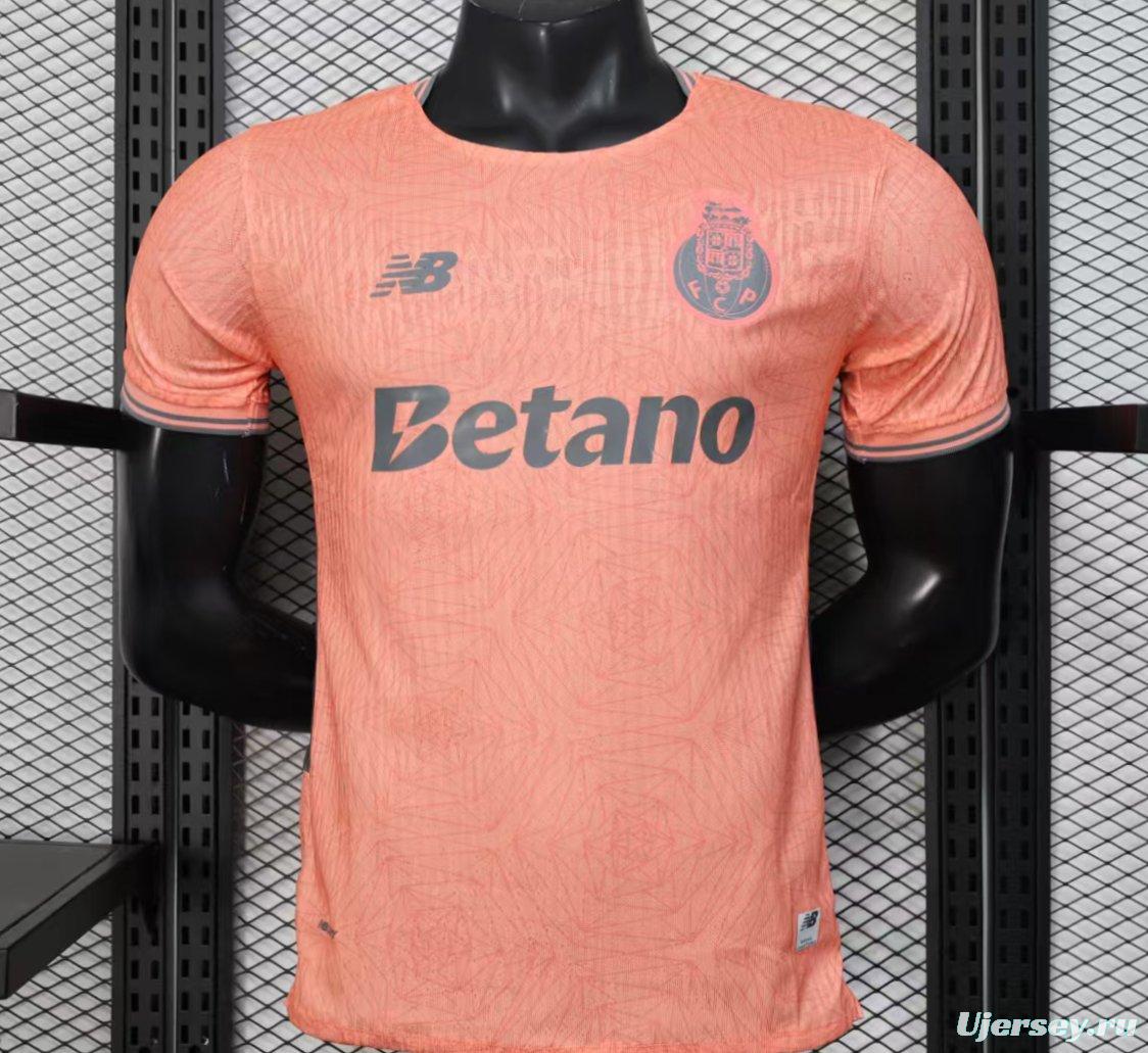 Player Version 25/26 Porto Away Pink Jersey