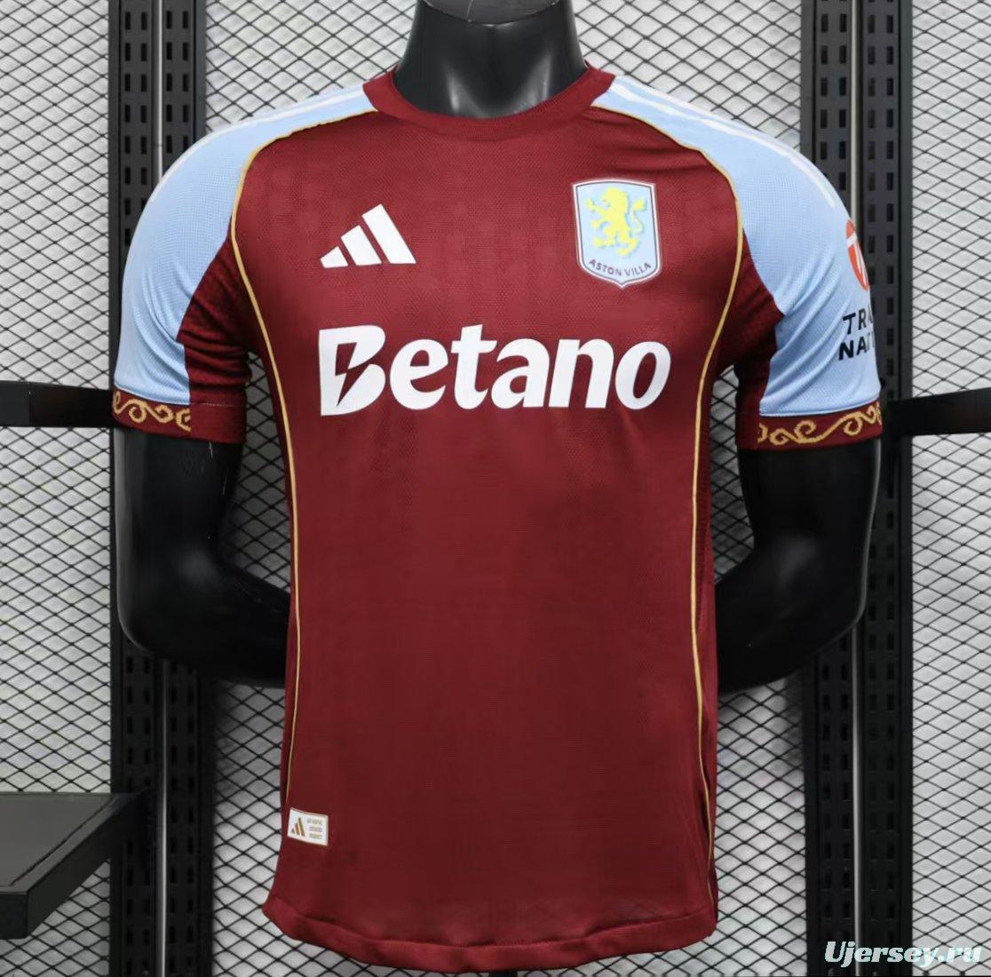 Player Version 25/26 Aston Villa Home Jersey
