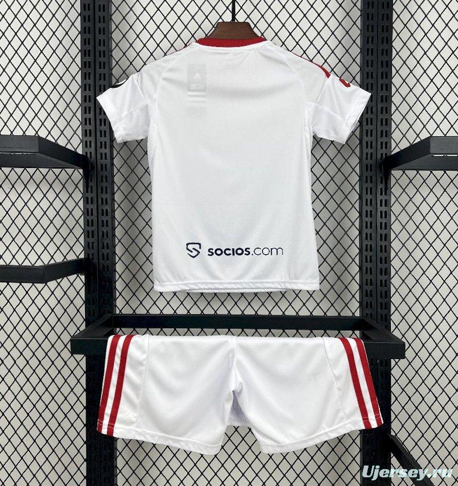 25/26 Kids Sevilla FC Home Jersey