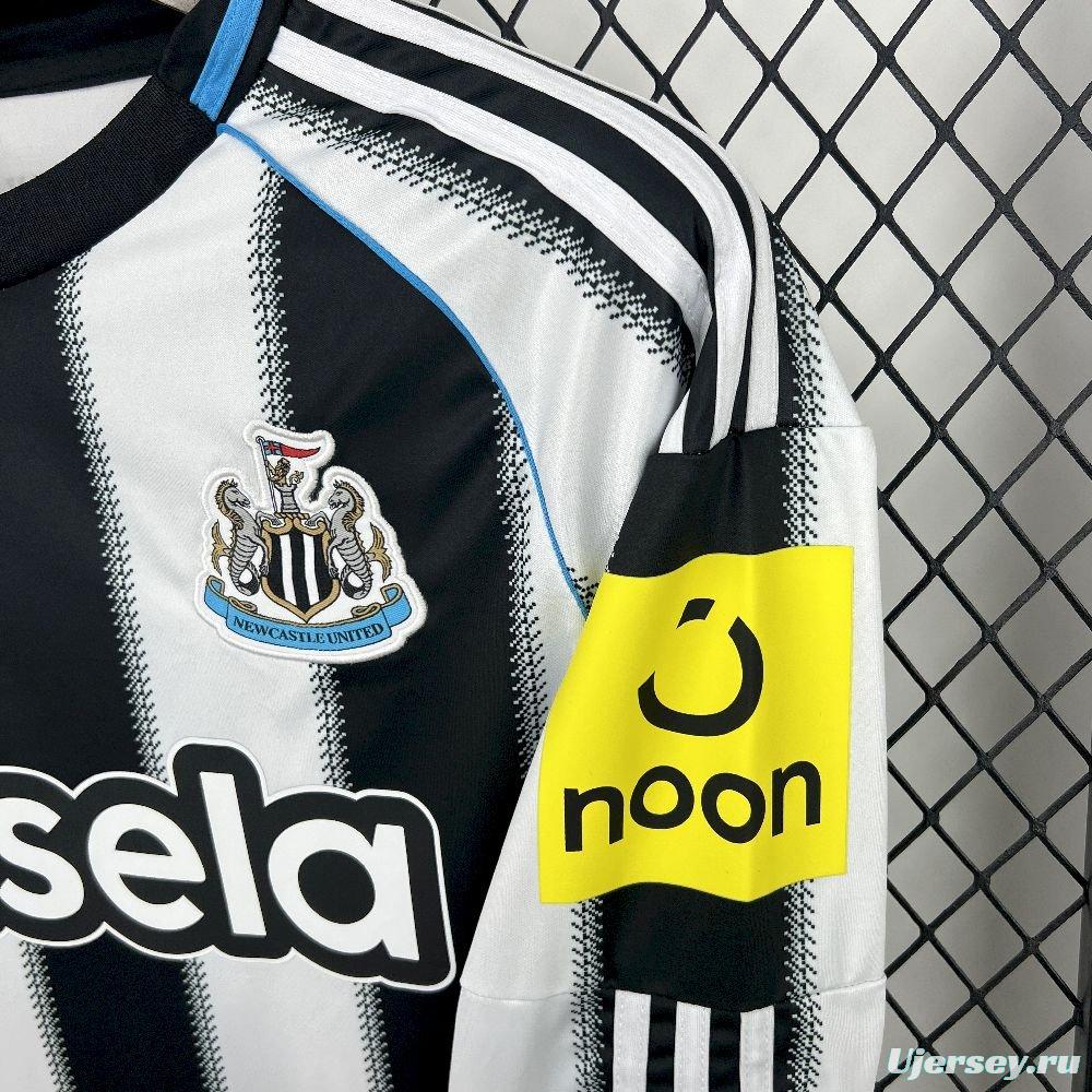 25/26 Newcastle United Home Long Sleeve Jersey