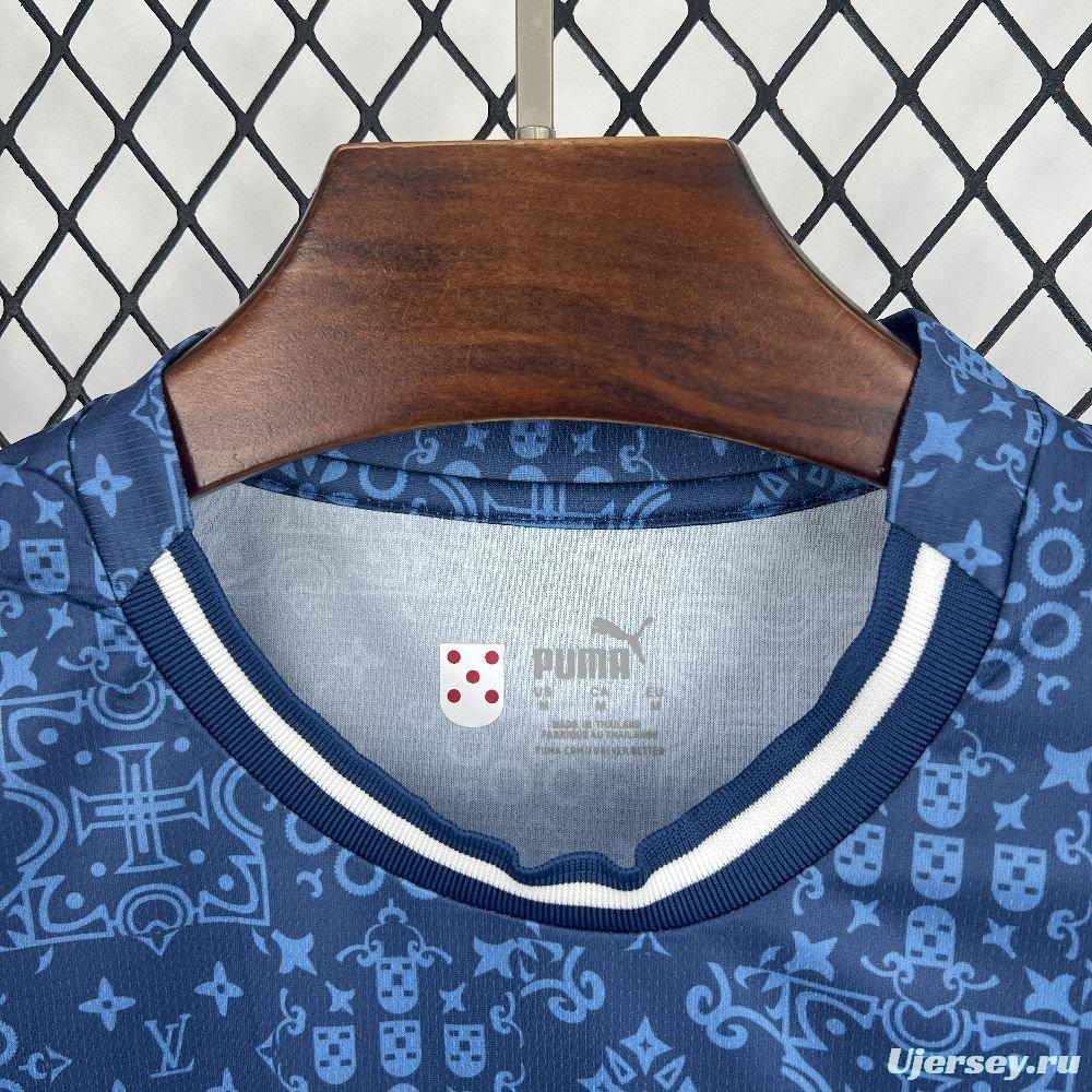2025 Portugal Louis Vuitton Navy Special Jersey