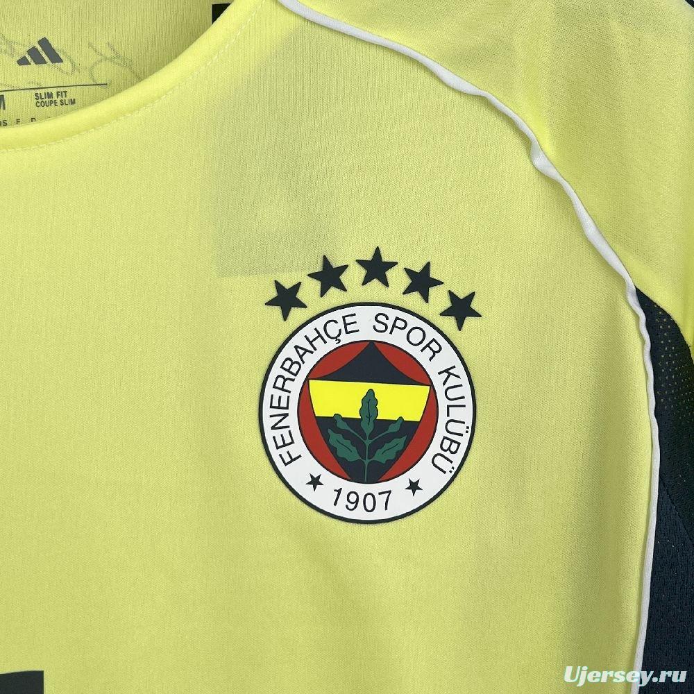 25/26 Fenerbahce Away Yellow Jersey