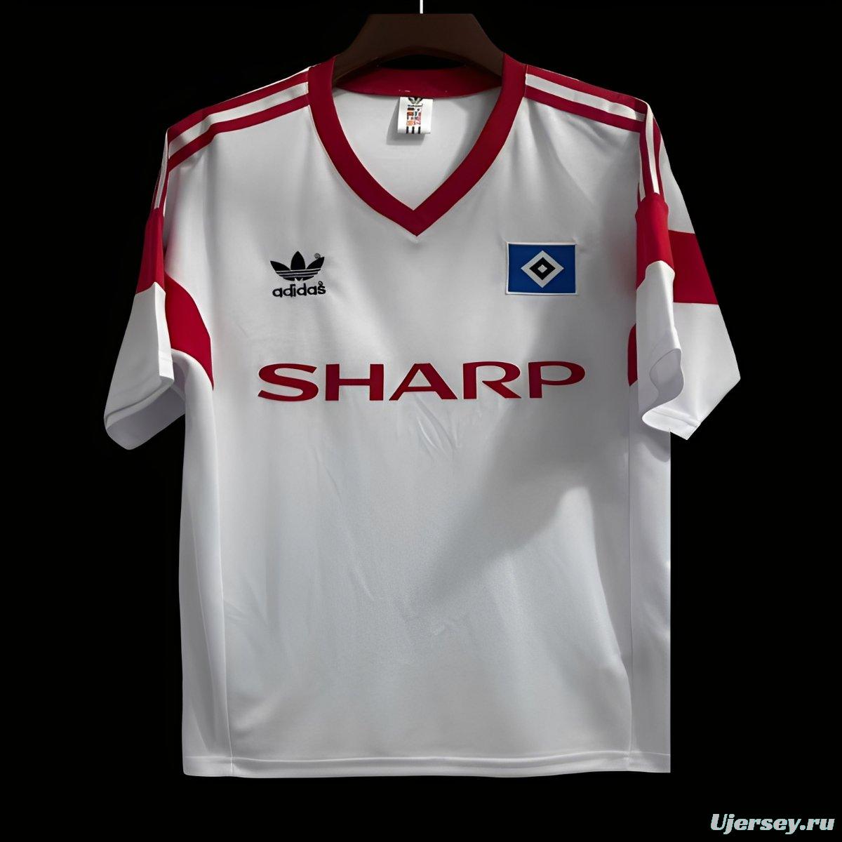 Retro 88/89 Hamburger SV Home Jerey