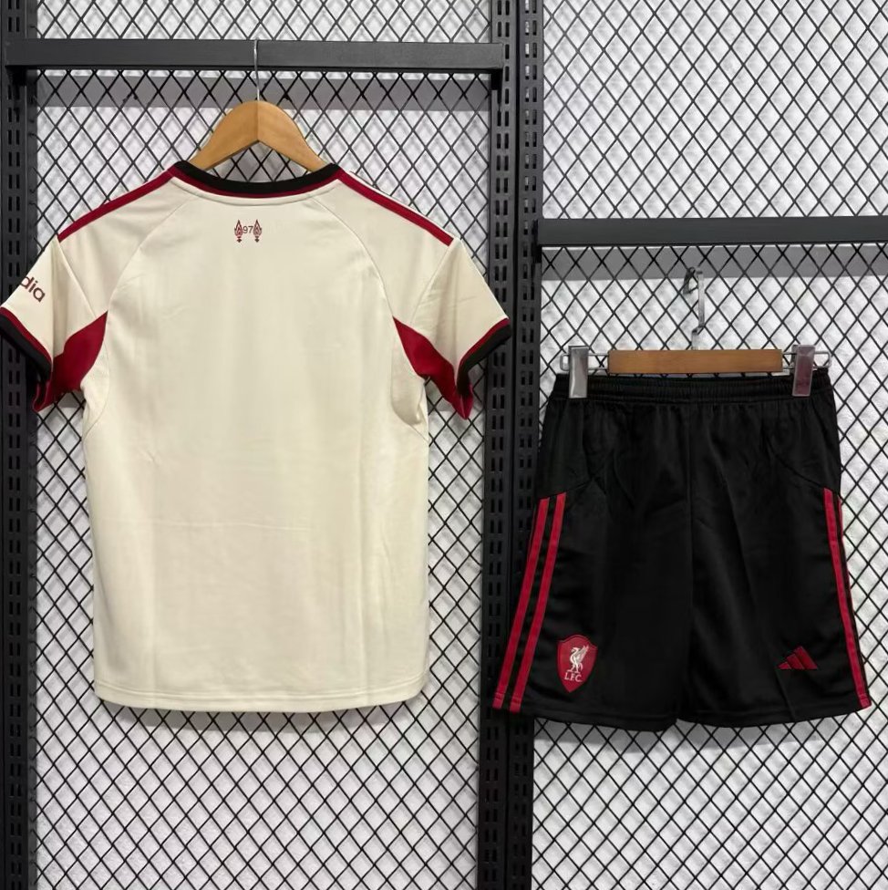 25/26 Kids Liverpool Away Jersey