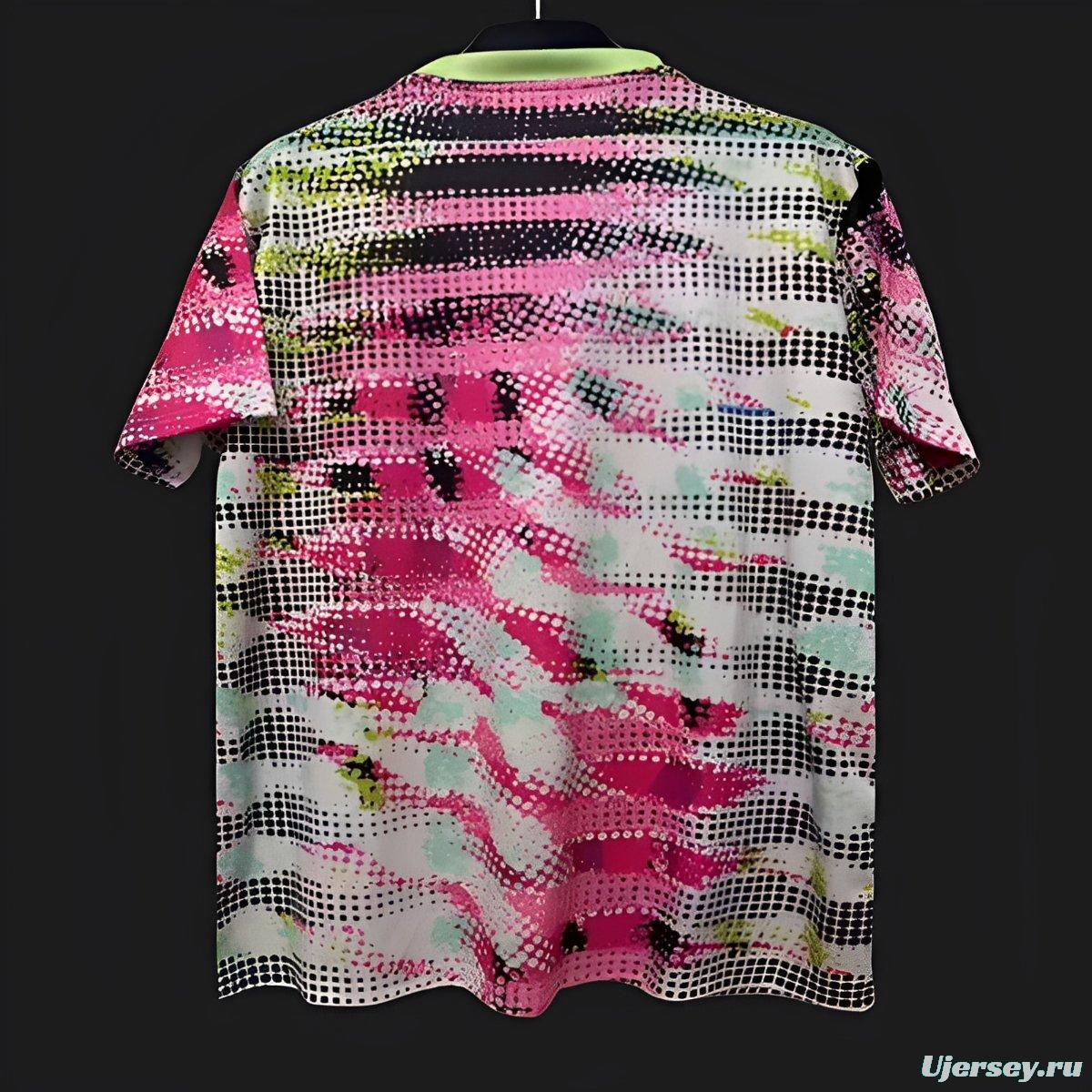 25/26 Celtic Multicolor with Digital Camouflage Pattern Pre-Match Jersey