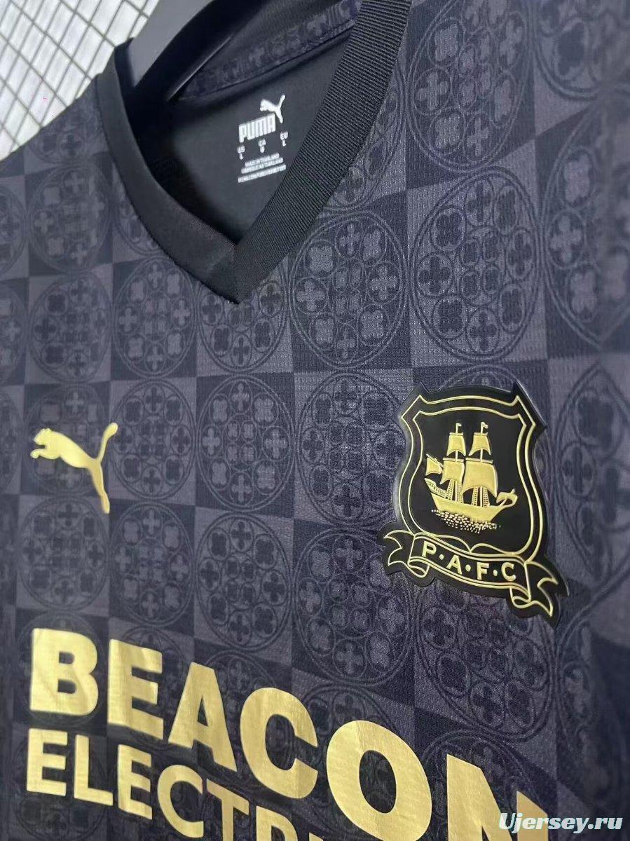 25/26 Plymouth Argyle Away BLACK Jersey
