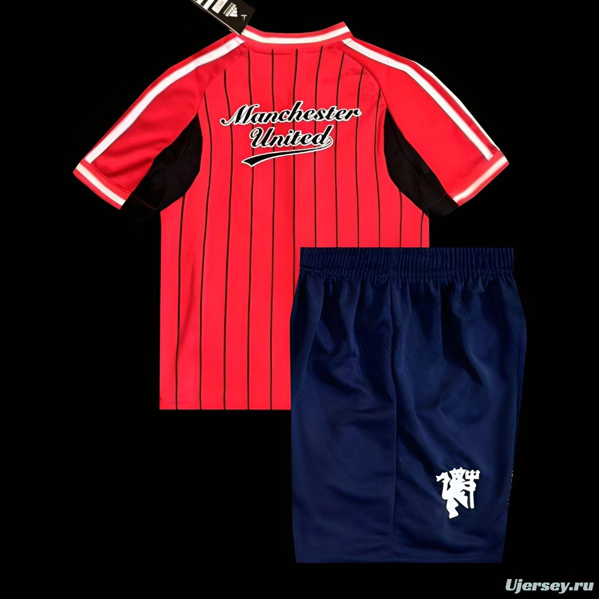 25/26 Kids Manchester United US Pack Baseball Jersey