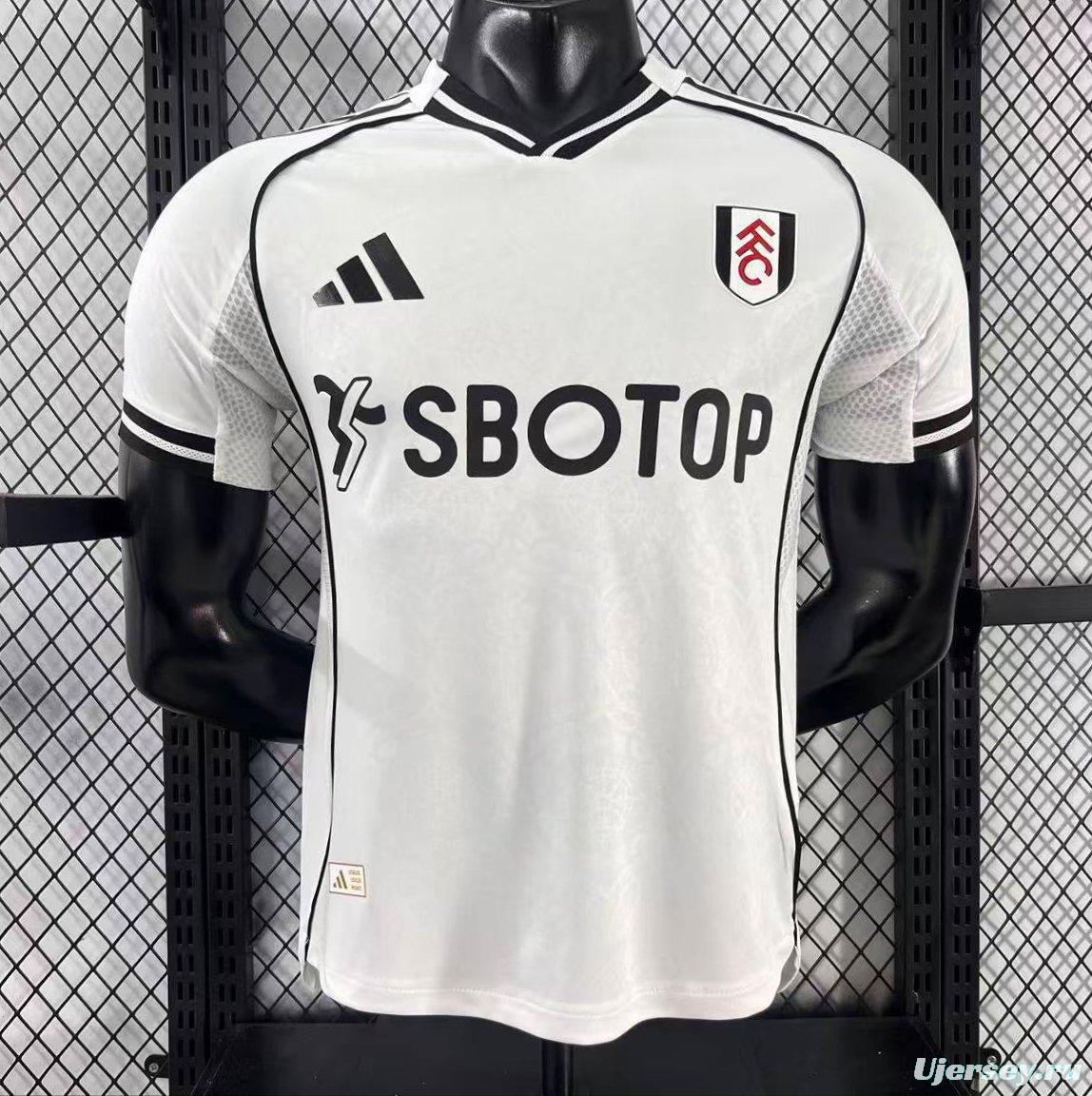 25/26 Player Version Fulham Home Jersey