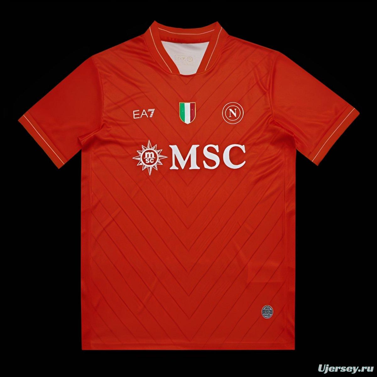 25/26 Napoli Red Goalkeeper Jersey