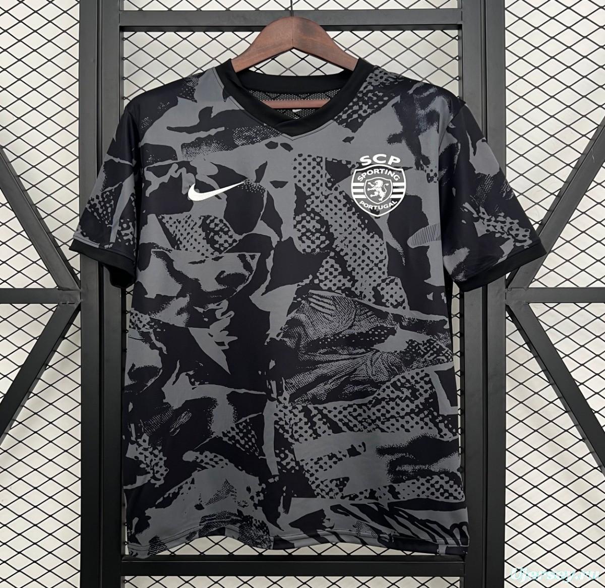 25/26 Sporting Lisbon Grey Pre-Match Jersey