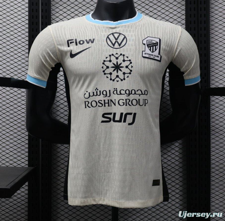 Player Version 25/26 Al-Ittihad Away WHITE Jersey