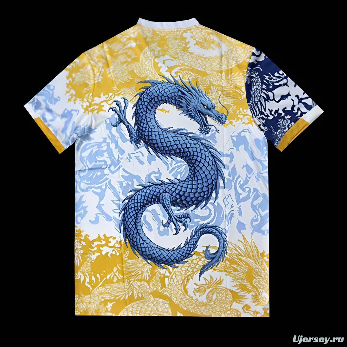 25/26 FC Porto White with Chinese Dragon Jersey