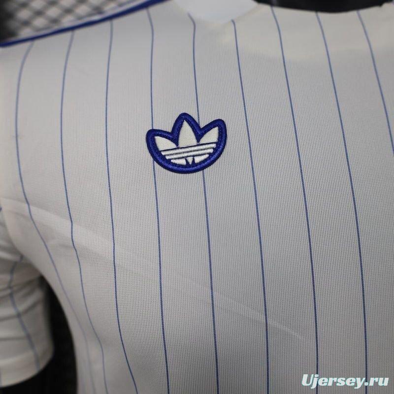 Player Version 25/26 Chelsea Adidas Original Terrace Icons WHITE Jersey