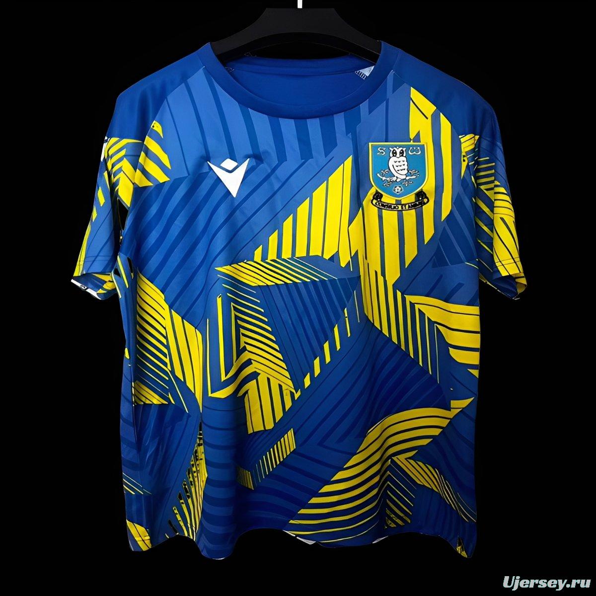 25/26 Sheffield Wednesday M25 Adult Warm Up Jersey