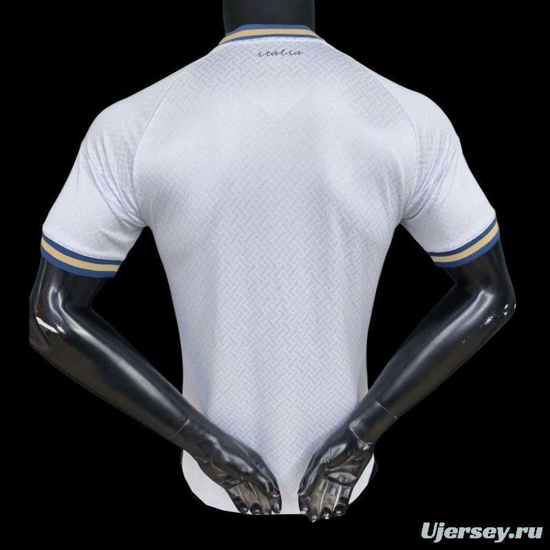 Player Version 2025 Italy Away WHITE Jersey