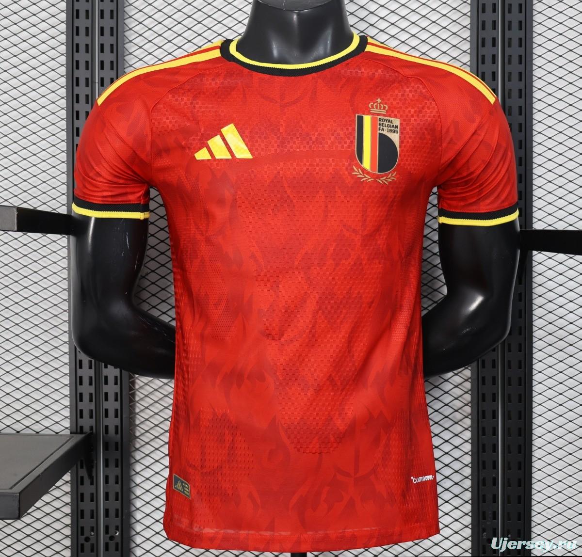Player Version 2025 Belgium Home Jersey