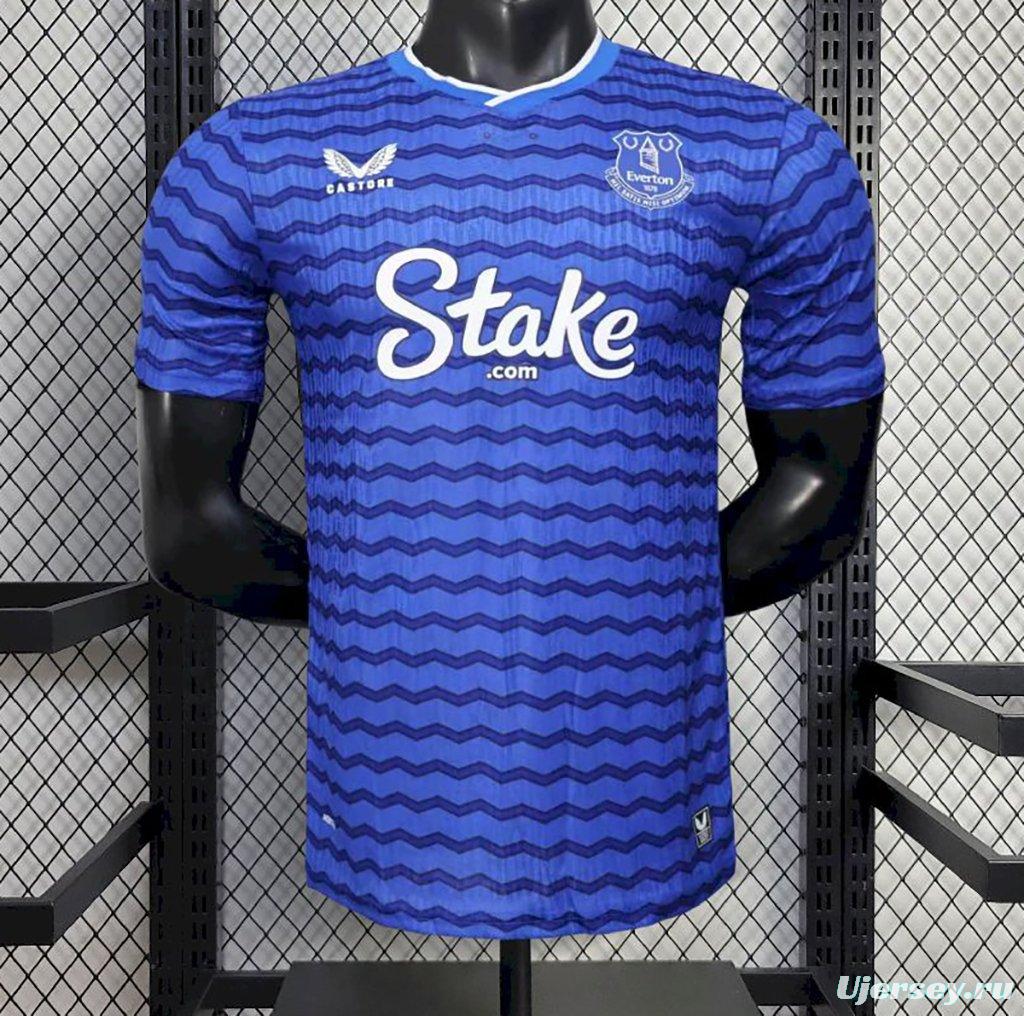 2025/26 Player Version Mens Everton Home Jersey