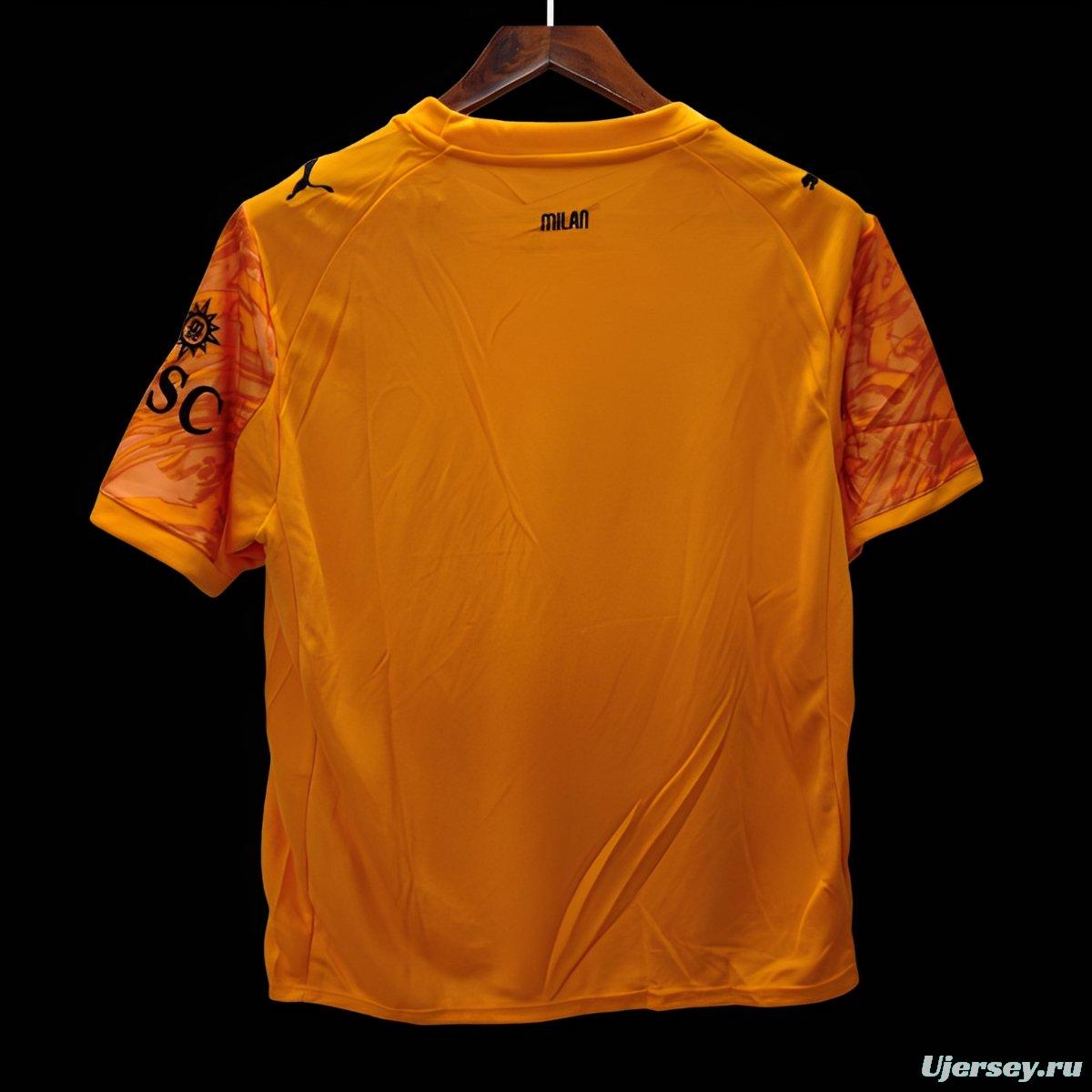 25/26 AC Milan Goalkeeper Third Orange Jersey