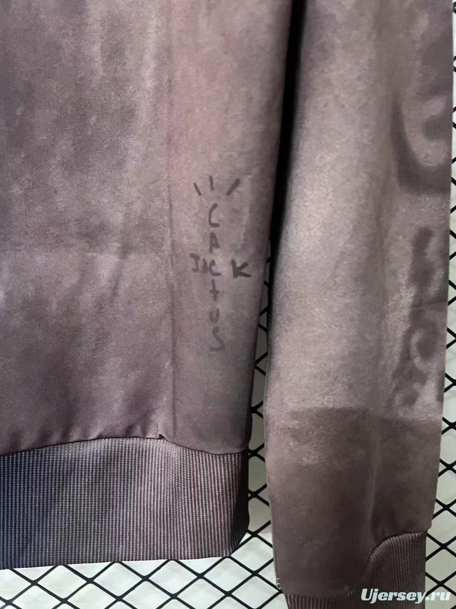 25/26 Travis Scott x Nike x FC Barcelona Split-Dye Crest Hoodie