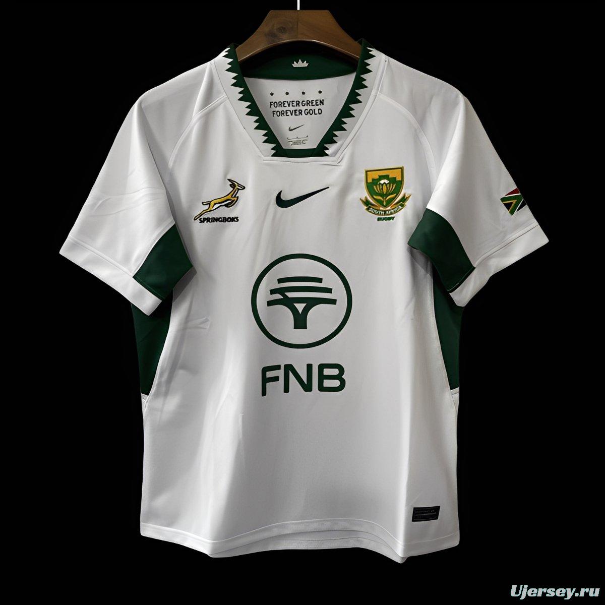 2026 South Africa Away White Rugby Jersey