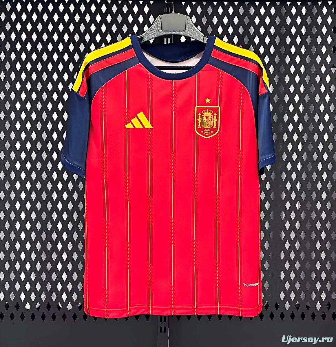 2026 Mens Spain World Cup Home Jersey