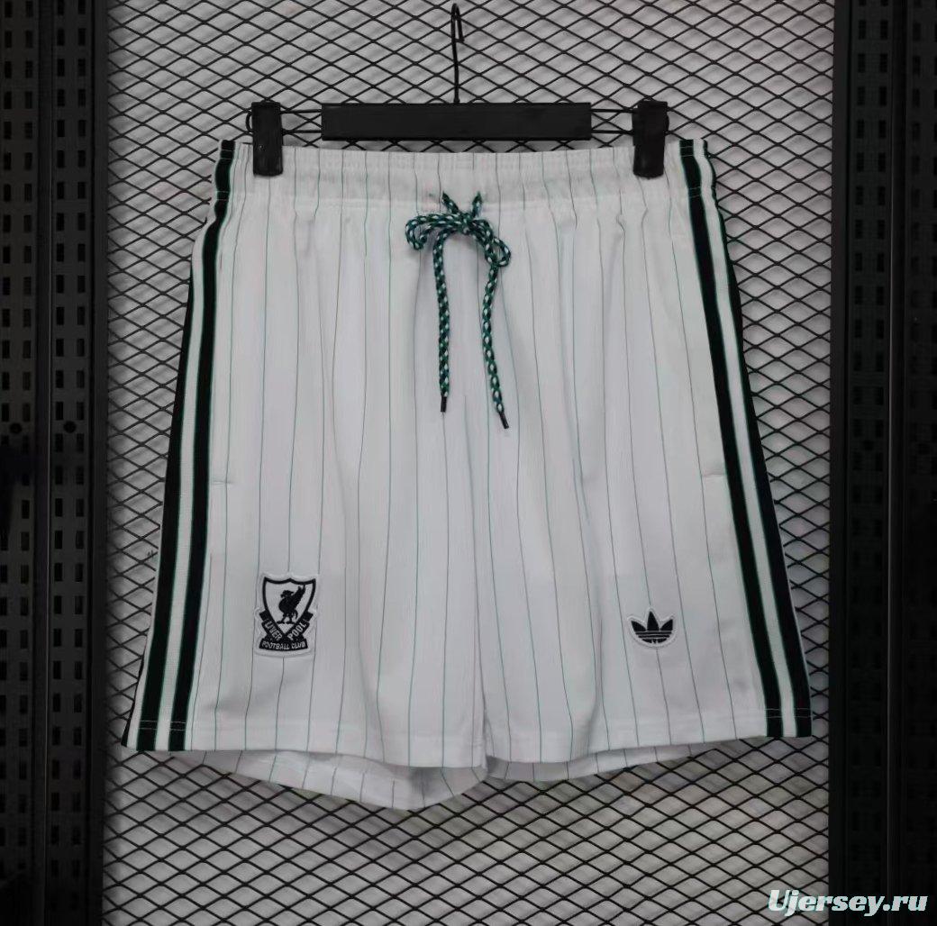 Player Version 25/26 Liverpool White Adidas Original Shorts