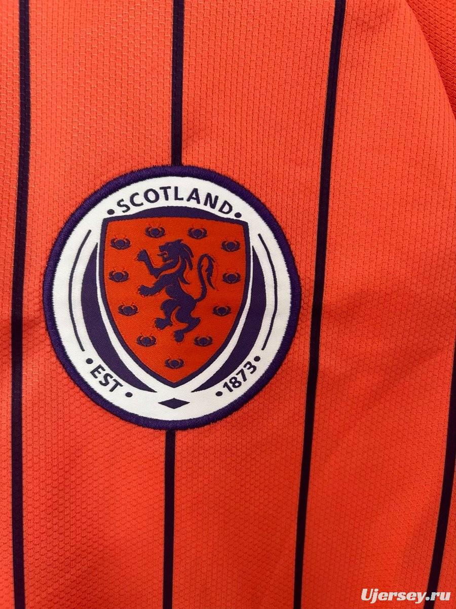 2026 Scotland Away Orange Jersey
