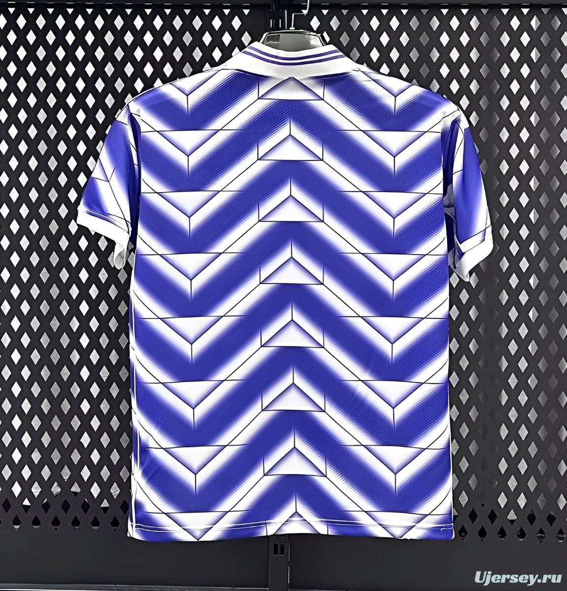 25/26 Real Madrid Third Purple with Chevron Gradient Pattern Jersey