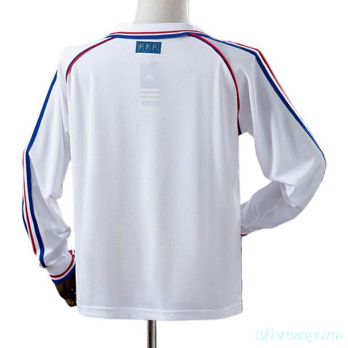 1998 Retro France Away Long Sleeve Jersey