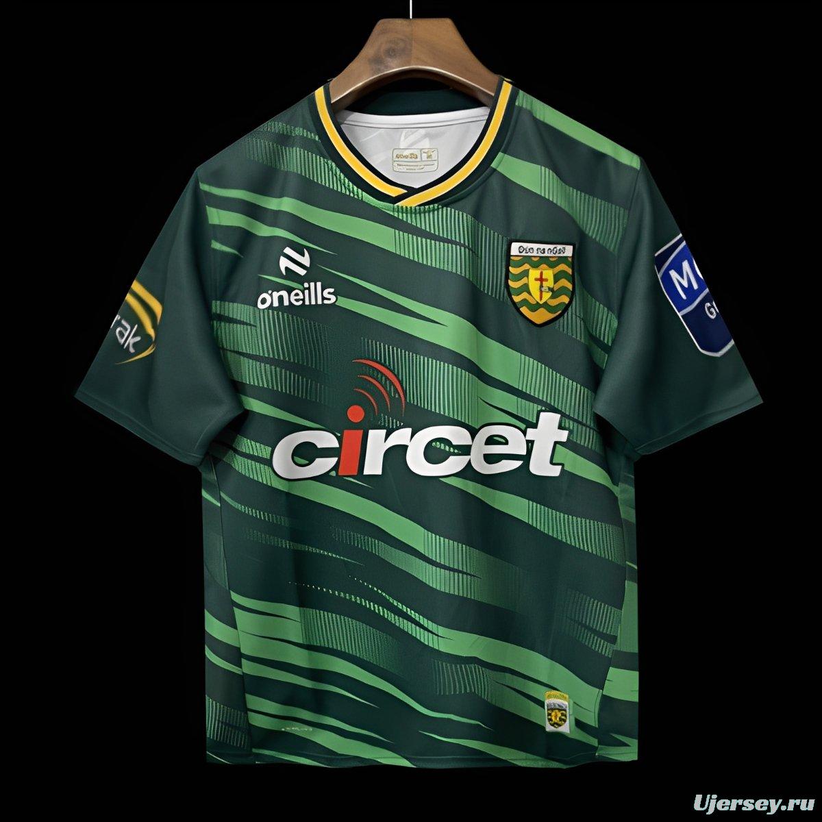 25/26 Donegal GAA Green with Gold Trim Jersey