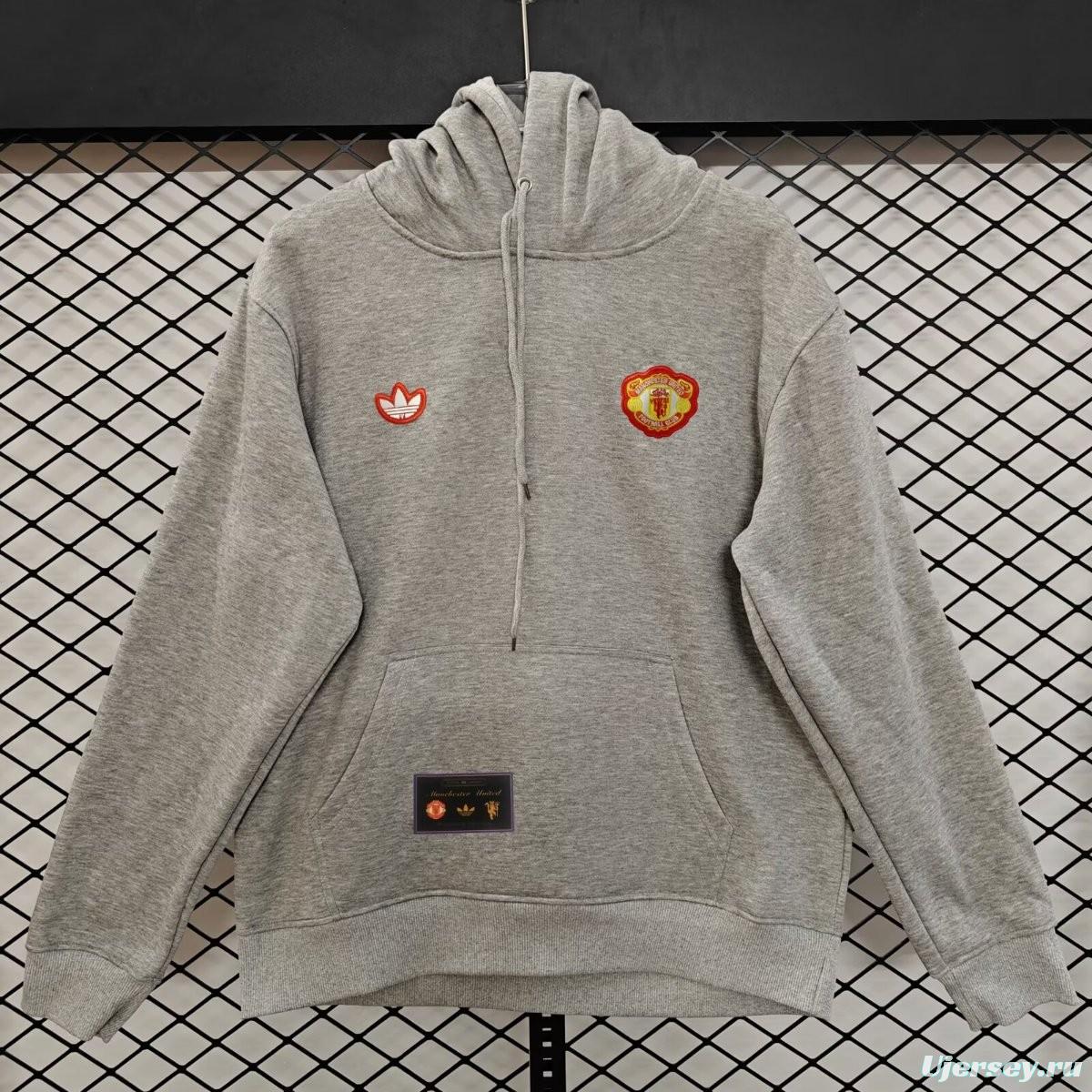 25/26 Manchester United Navy Hoodie Jacket-9 Colors