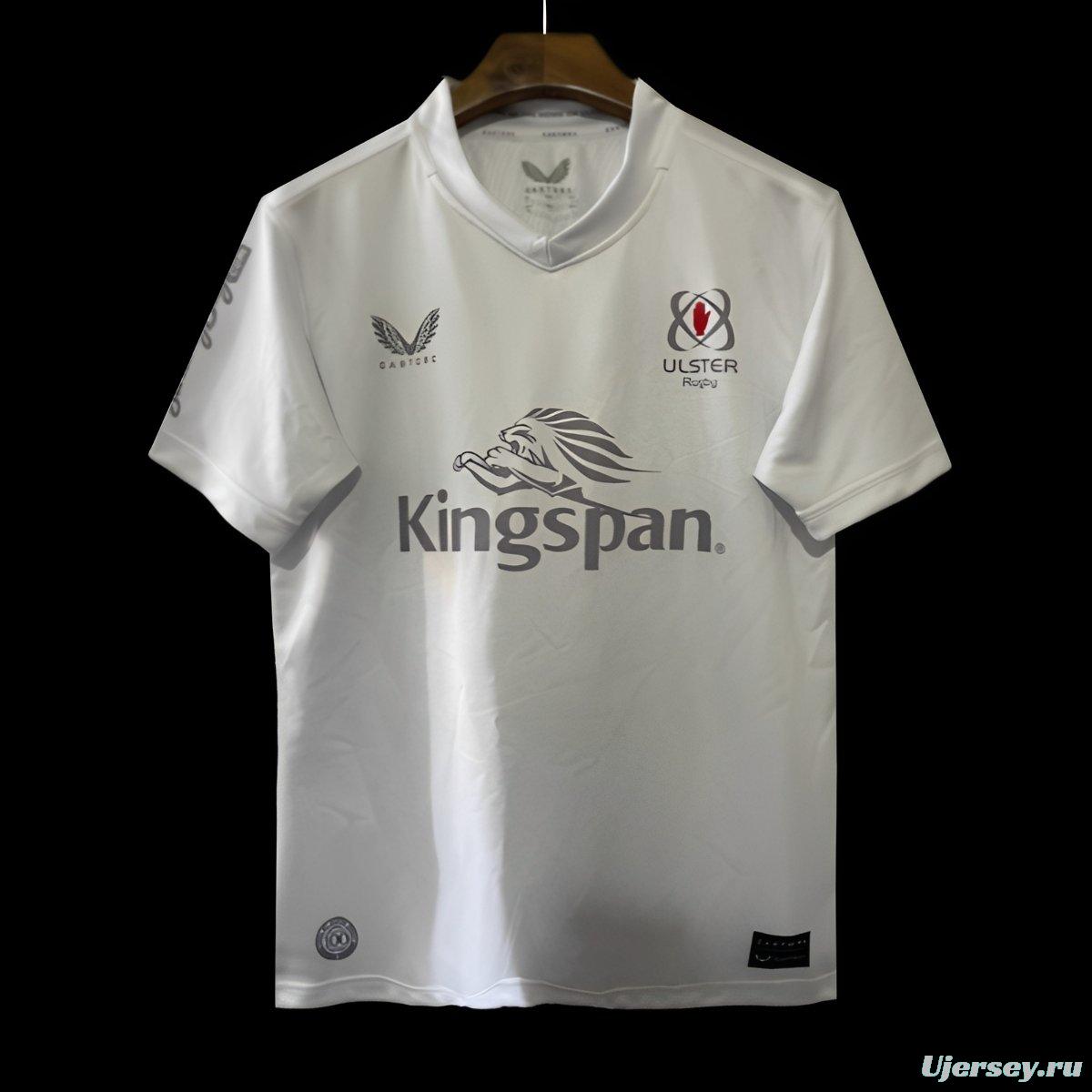 24/25 Ulster White with Silver Details Away Jersey