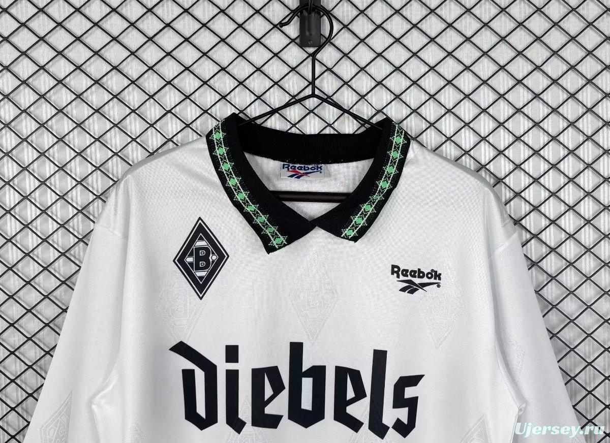 Retro 95/96 Borussia Mönchengladbach Home Long Sleeve Jersey