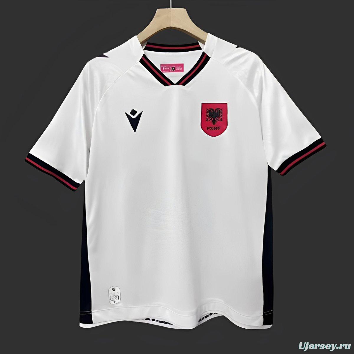 2025 Albania Away White Jersey