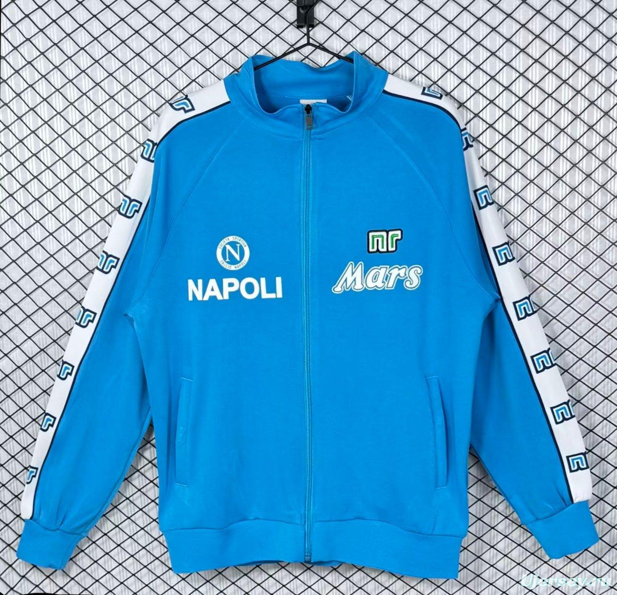 Retro 88/89 Napoli Home Full Zipper Jacket