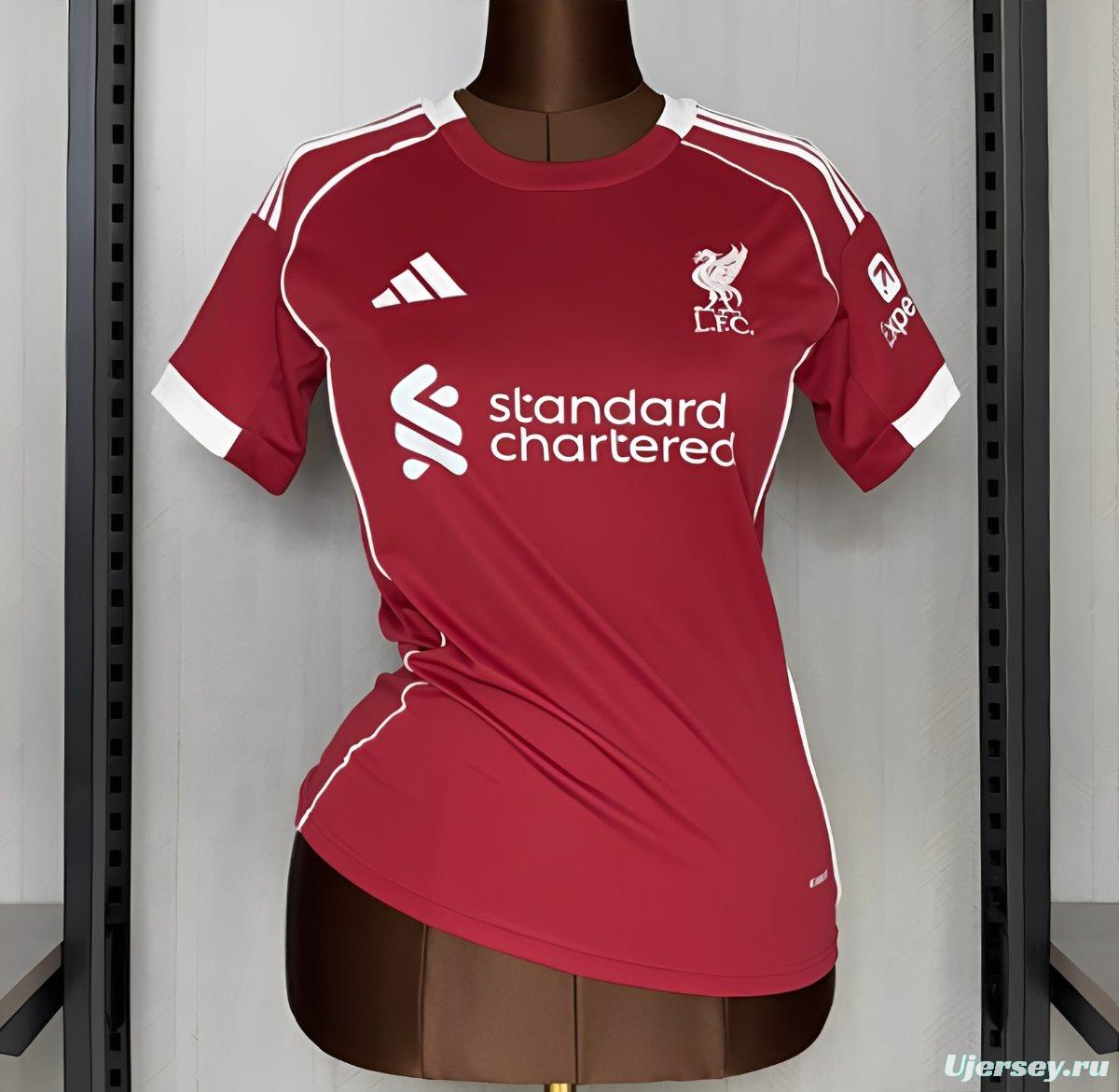 25/26 Women Liverpool Home Jersey