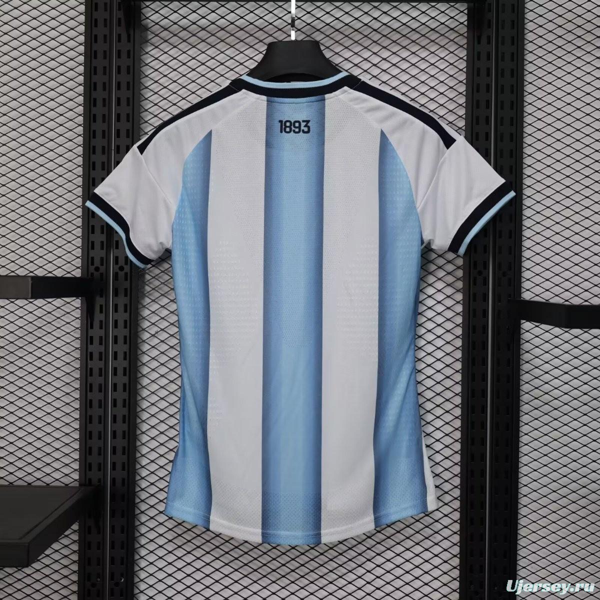 Player Version 2026 Argentina Home Women Jersey