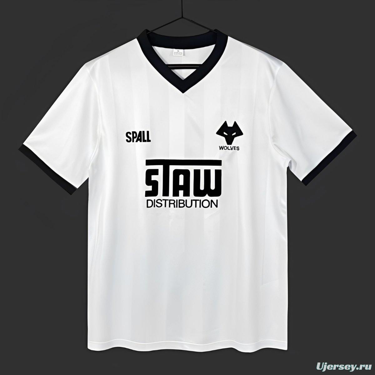 Retro 86/88 Wolverhampton Wanderers Away White Jersey