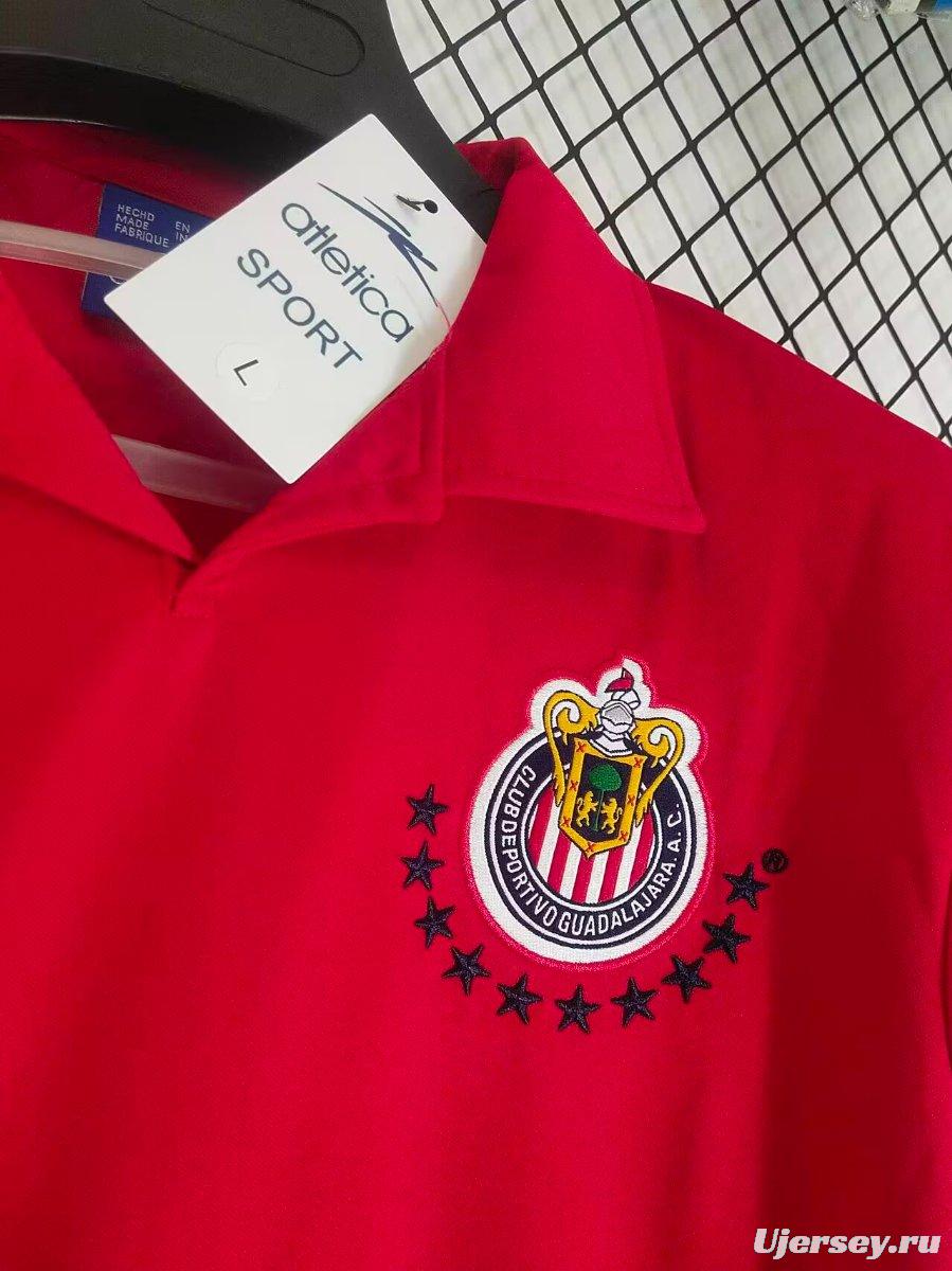 Retro 03/04 Chivas Guadalajara Third Red Jersey