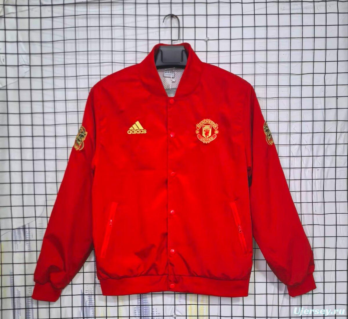 Retro 19/20 Manchester United Chinese New Year Coach Jacket