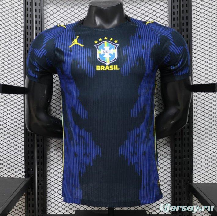 Player Version 2026 Brazil × Jordan Brand Away Navy Blue Jersey