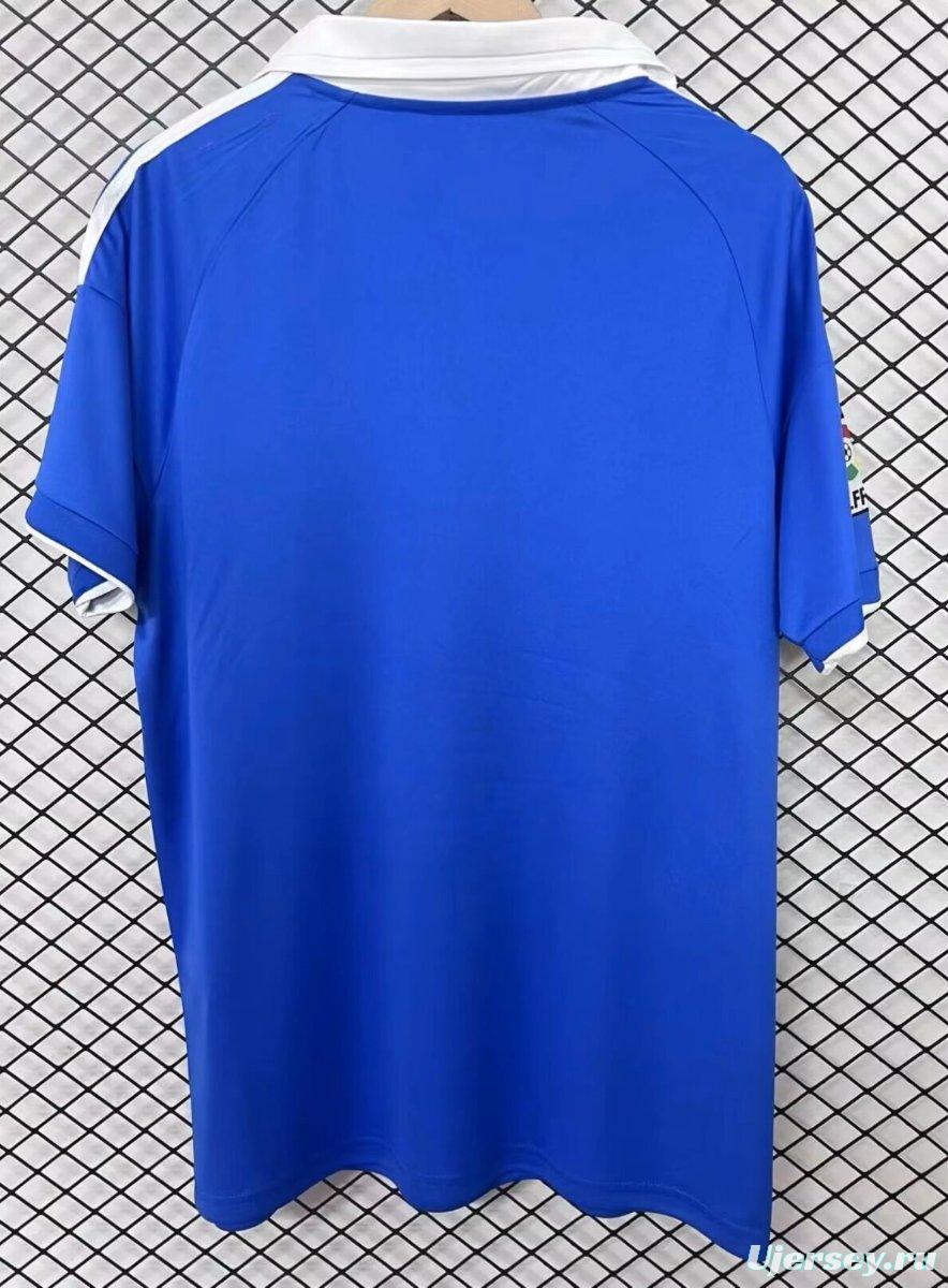 25/26 Real Zaragoza Blue / White Remake Vintage Jersey