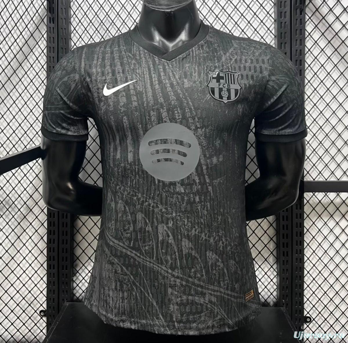 Player Version 25/26 FC Barcelona Black Special Edition Soccer Jersey