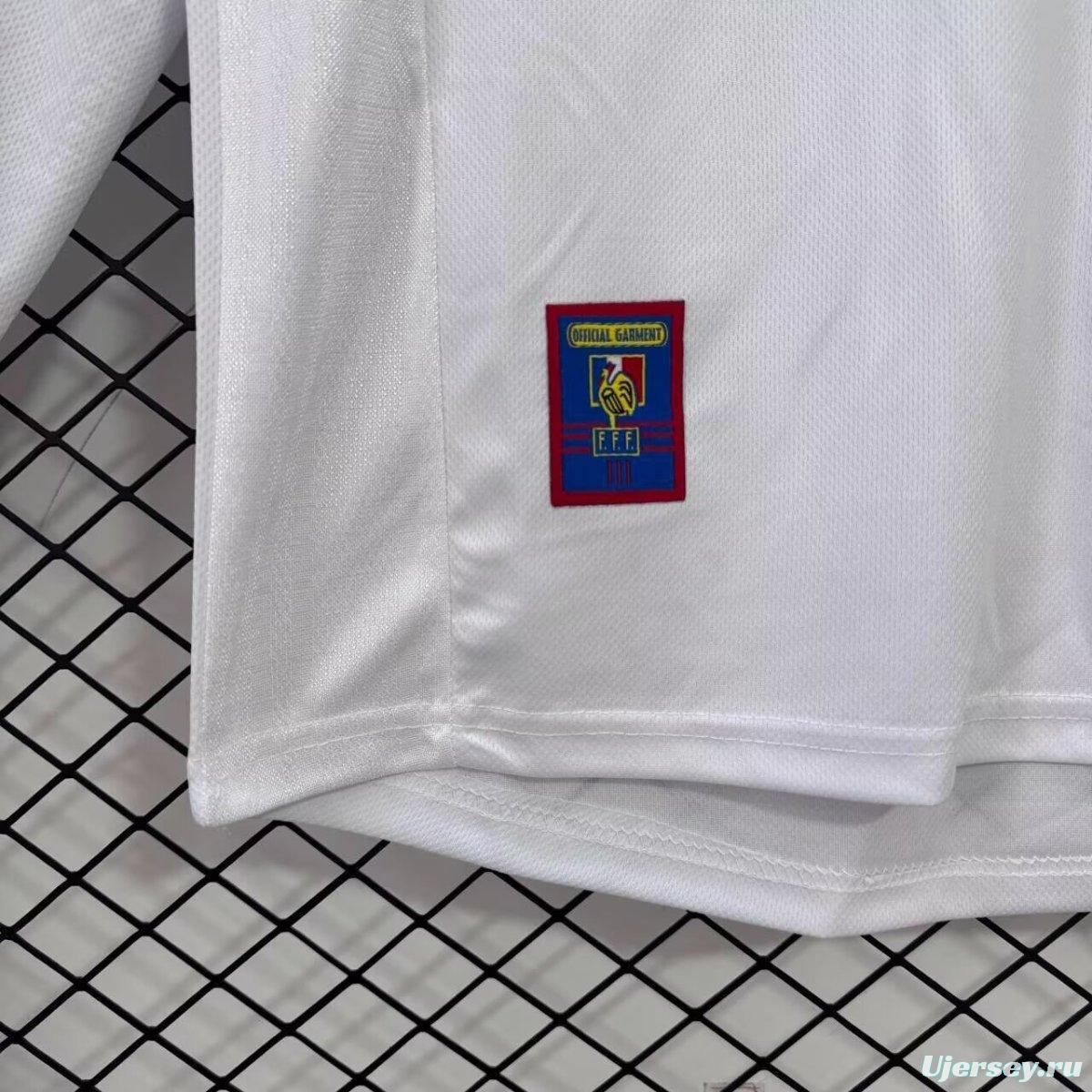 1998 Retro France Away Long Sleeve Jersey