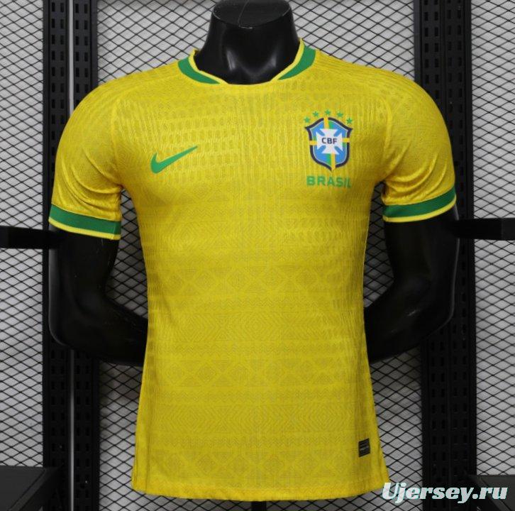 Player Version 2026 Brazil Home Yellow  Special Edition  Jersey