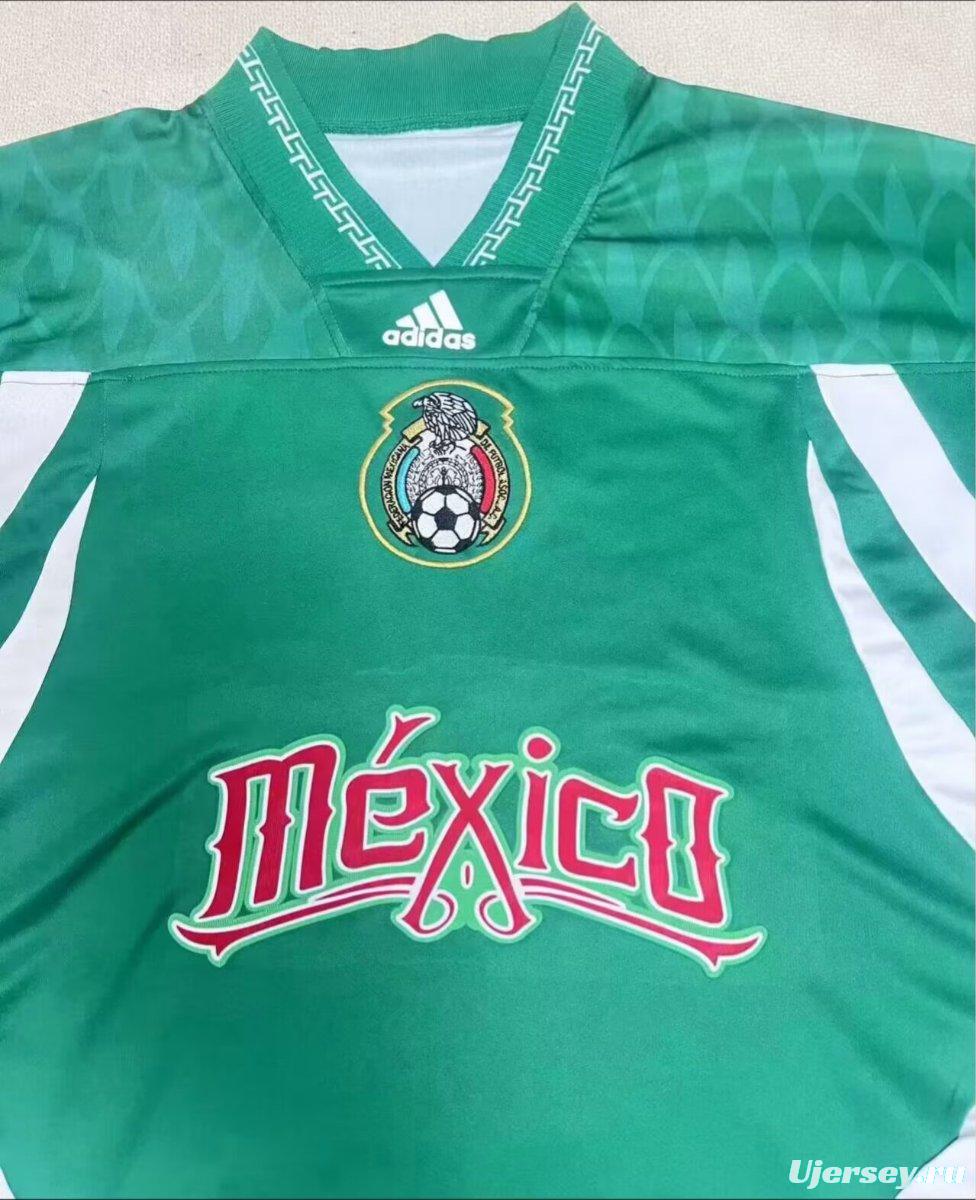 2026 Mexico Bringback Remixed Green Jersey Oversized Fit