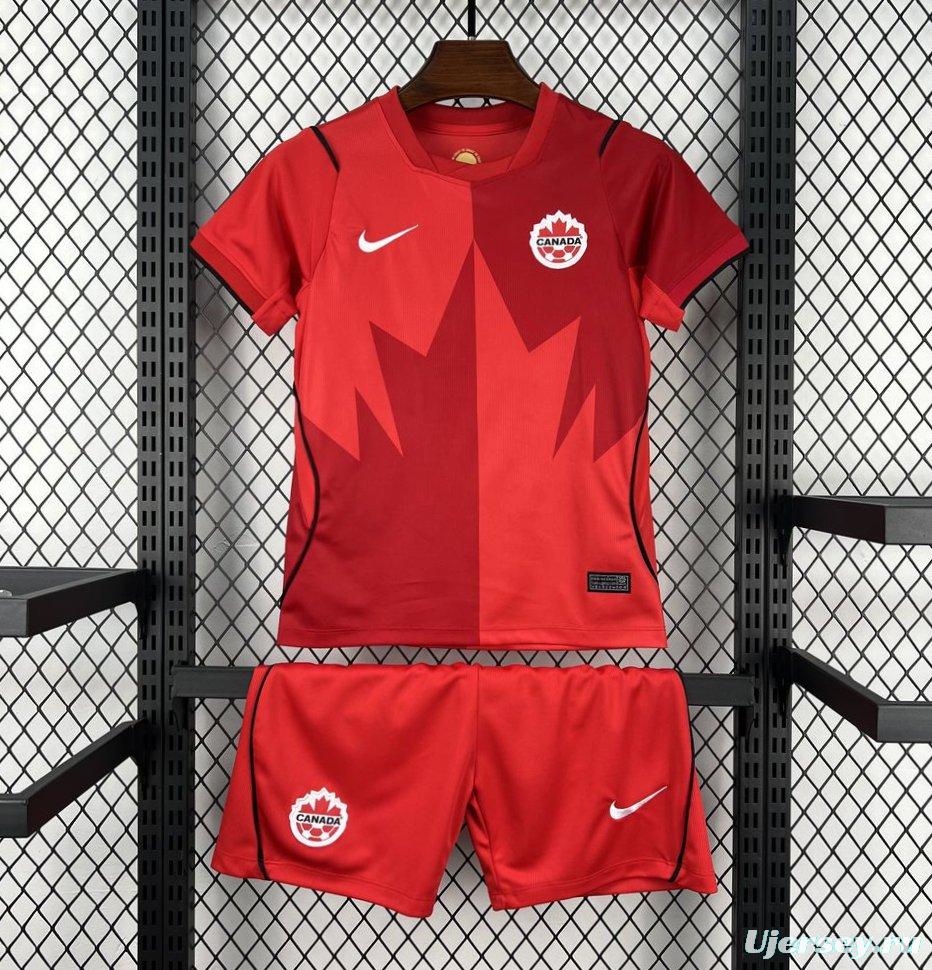 2026 Kids Canada World Cup Home Kit